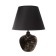 Traffic lamp with lampshade Risalux "Sarin", E27, 40 W, black-gold, 30 × 30 × 39.5 cm