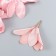 Decor for creativity Textile "Budon, Cherry Betons Color" set 6 pcs 6 cm