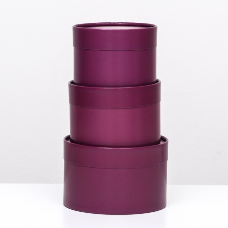 Set of hats 3 in 1, dark lilac, 16 x 10.5 x 9.13 x 8.5 cm-2