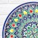 Largan Rishtan ceramics "Flowers", 36cm, blue