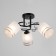 Marty chandelier 3he27 40w Black 48x48x26 cm