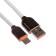Type -C cable - USB, 6 A, PVC braid, 1 meter, white