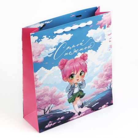 Laminated vertical packet “The most tender”, m 26 x 30 x 9 cm-5