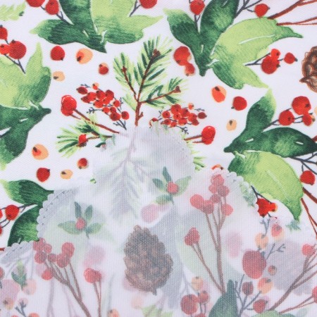 The tablecloth "The coniferous pattern" 145*180 cm, 100% of the p/e-5
