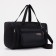 Sports bag with lightning, 3 outer pockets, black color