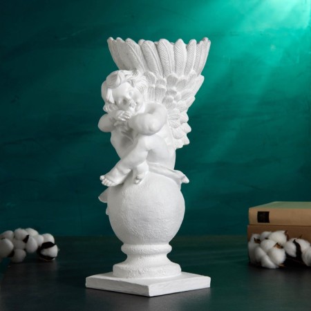 Figure - stand "Angel" White, 25x19x45cm