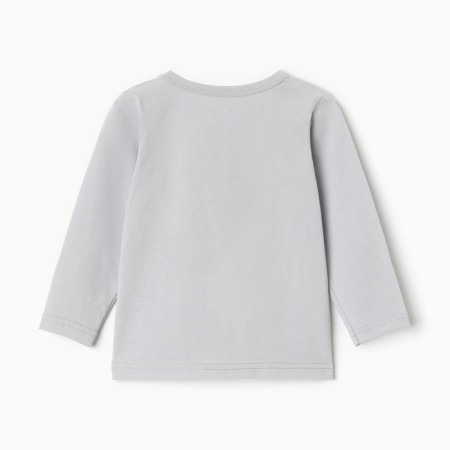 Longslit for the boy, the color is gray, height 92 cm-3