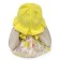 Soft toy "Bunny Mi", in a summer kit with panama, 18 cm