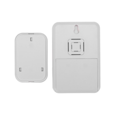 Wireless doorbell with digital coding overflowing 38 melodies 150m IP44 (white/red-2