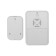 Wireless doorbell with digital coding overflowing 38 melodies 150m IP44 (white/red