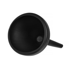 Fuel and fourth funnel with a net, black, large, 175 mm