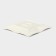 Ceramic square "airiness", d = 24 cm, white color