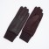 Gloves are female, dimensionless, without insulation, brown color