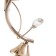 Rafael chandelier 3x60W E27 gold 56x56x22.5cm