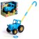 Musical catalka "Blue Tractor" with a stick