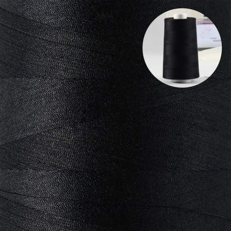 Threads 120, "Nevka", 5000 m, black color No. 115-1