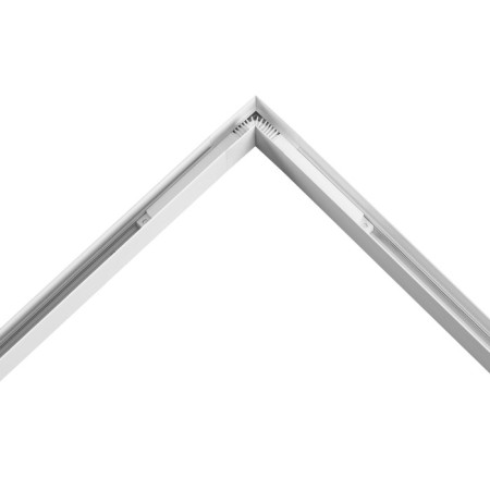 Connector L-shaped flum, white color-5