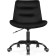 Computer chair Ordi Metal/velor, black 56x65x85 cm