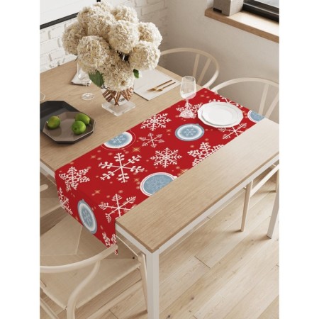 Walking on the table "Festive air", Oxford, size 40x145 cm