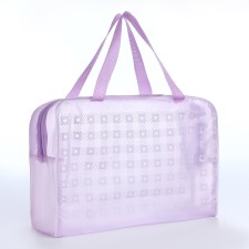 Lightning cosmetic bag, purple color