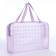 Lightning cosmetic bag, purple color