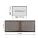 O-111-88 cover for studios. O -111 ticket, brown dark smooth - 88