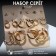 Серьги-кольца набор 9 пар «Звёзды» рисунок, цвет золото, d=3