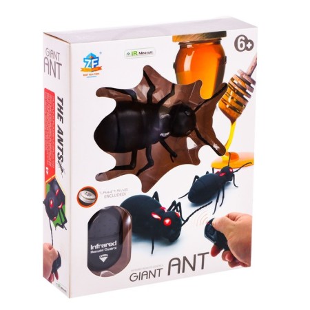 Ant radio -controlled "tree", works from batteries, light-5