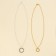 Love non -membranous pendants, 2 pcs, length 40 cm