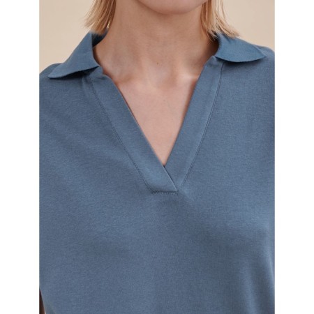 Polo female Pelican, size 44, jeans color-2