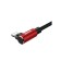 Baseus cable, MVP Elbow Type, Lightning - USB, 2 A, 1 m, corner, red