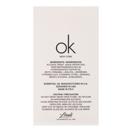 Unisex toilet water OK (based on Calvin Klein One), 100 ml-4