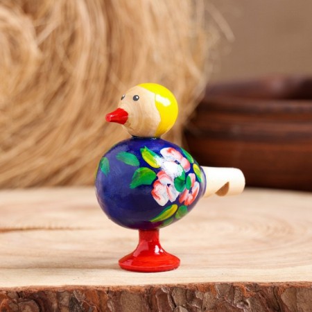 Whistle "Bird", 8.5 cm, mix, manual painting