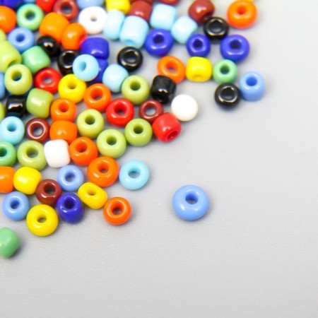 Beads "Zlatka" 08/0 10 g 0051 multi -colored-1
