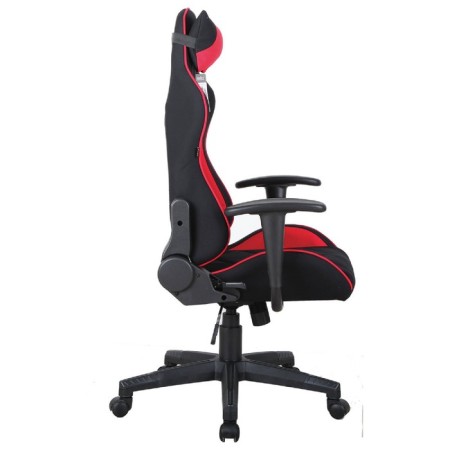 Brabix player "GT RACER GM-101", pillow, fabric, black/red-3