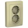Double SE BLANCA, 16 A, 250 V, built -in, with salary, curtains, IP20, beige, Blnrs001127