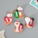Polystone magnet "Cobra with a thermometer vegetable/fruit" MIX 5x2x7 cm