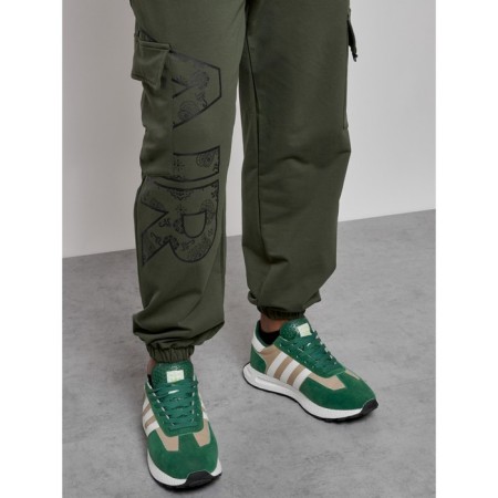 Joggers male, size 52, khaki color-14