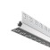 Aluminum profile of hidden installation LED Strip Alm-502-S-2M, 200x5x2.2 cm, silver color