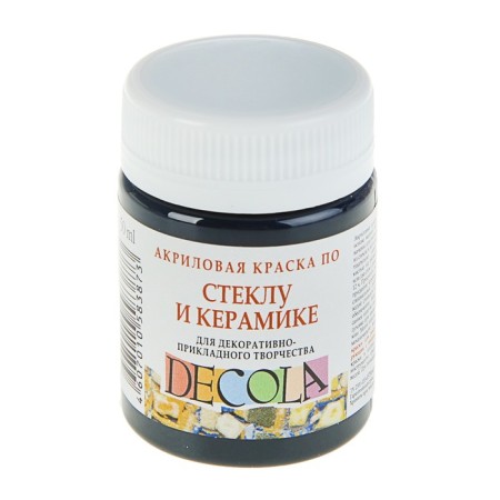Decola glass paint and ceramics, 50 ml, black, 4028810