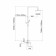 The shower system Fashun A2481-8, pour 158 mm, with a tropical shower, brass, chrome, white