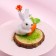 Easter decor "Bunny with carrots" 8 × 8 × 7 cm
