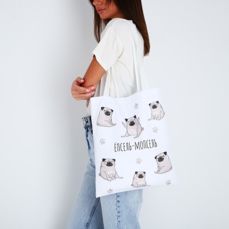 Bag Schoper "POPS" 35x0.5x40 cm, Department without lightning, without lining, white-5