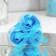 Soap roses, blue, set of 3 pcs.