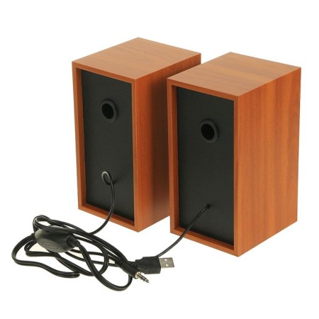 Computer speakers 2.0 Perfeo Cabinet PF-84, 2x3 W, USB, tree-1