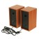 Computer speakers 2.0 Perfeo Cabinet PF-84, 2x3 W, USB, tree