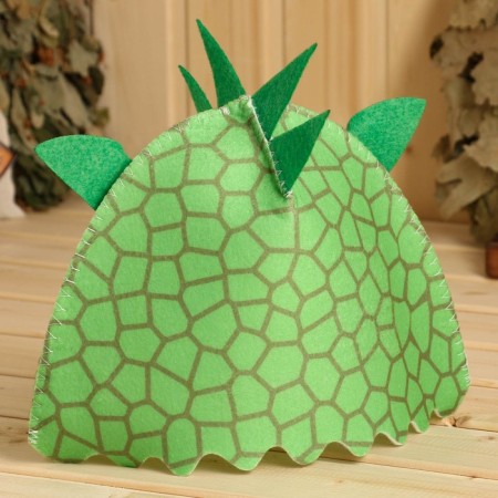 Bath cap with children's applique "Dragon"-3