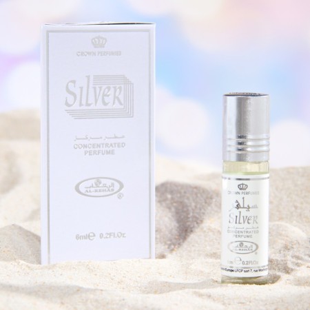 Oil perfume Roller Silver, 6 ml