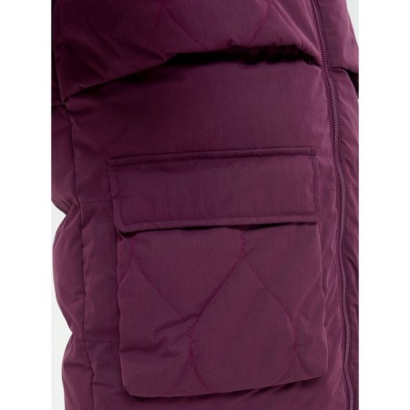Coat for girls, height 152 cm, purple color-4