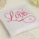 Pill for the rings "Love", white-pink